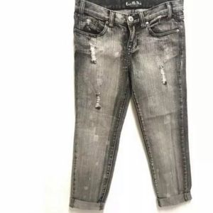 Les Halles Cropped Distressed Jeans
Size 25-0